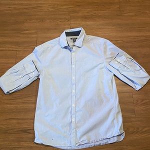 Kenneth Cole Purple Button Down Shirt